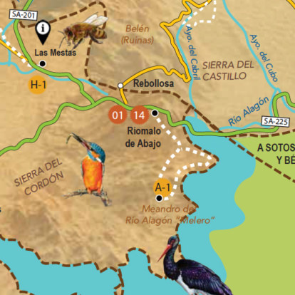 Mapa RUTA 1. SENDA DE ALFONSO XIII